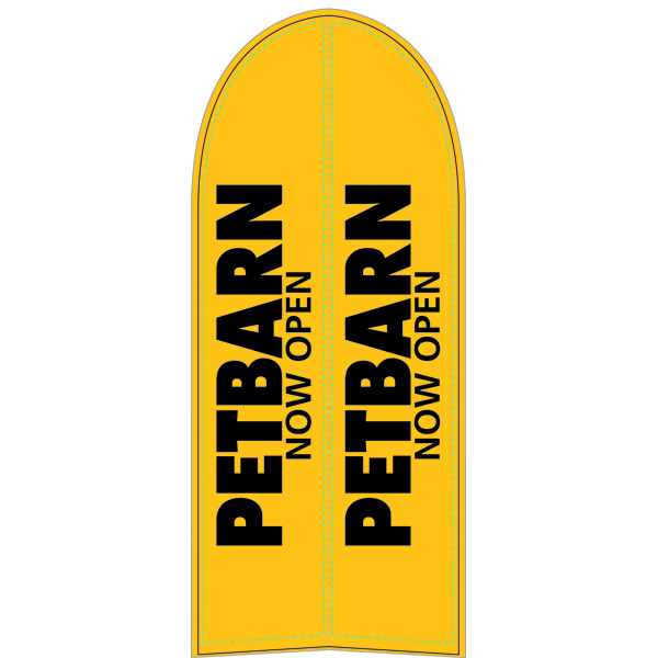 Medium Petbarn Wing Banner