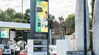 Petrol station pylons – the past, present and future